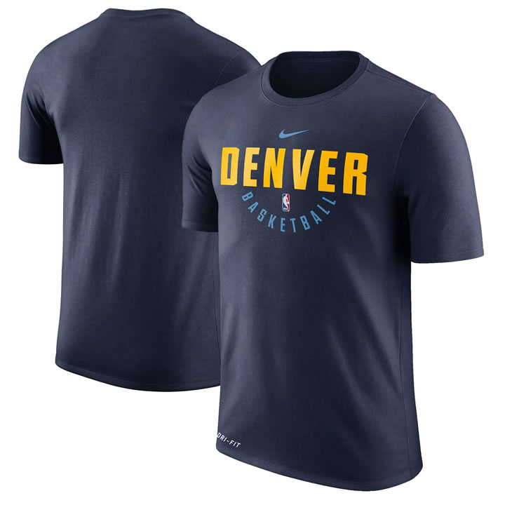 Denver Nuggets Navy Nike Practice Performance T-Shirt,We sell and wholesale Denver Nuggets Navy Nike Practice Performance T-Shirt on line form chian!